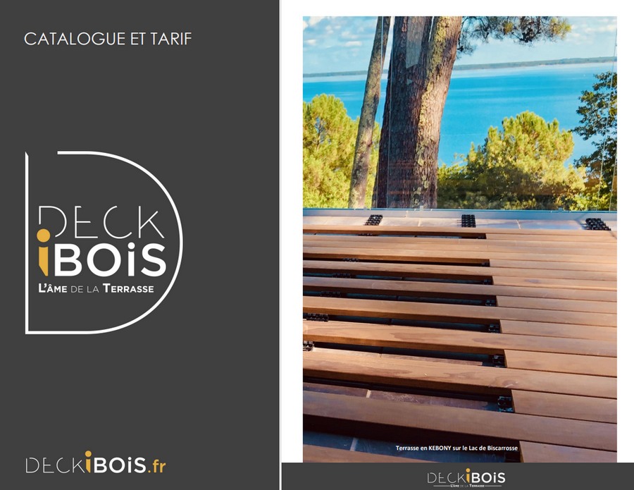 Catalogue et tarifs des lames et accessoires de terrasse DECKiBOIS