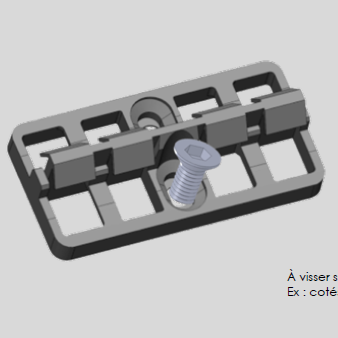 clip grad démontable