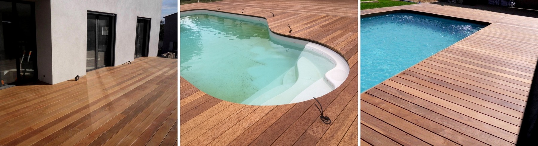 Lame de terrasse en bois exotique IPÉ DECKiBOIS