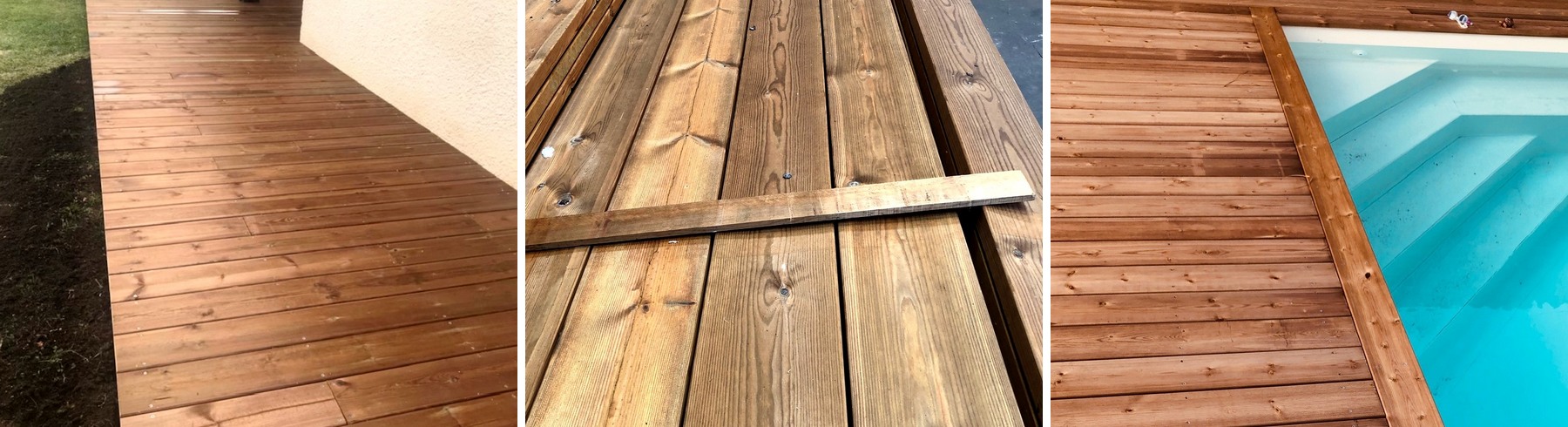 Lame de terrasse en Pin du Nord choix AB