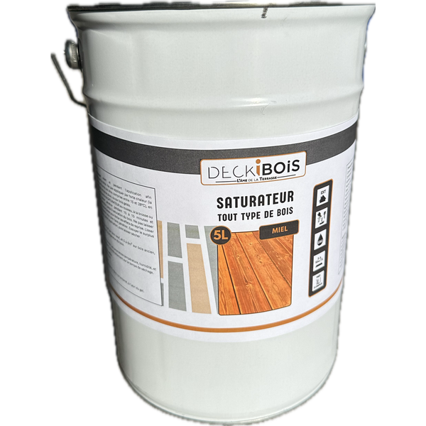 Saturateur tout type de bois MIEL vendu par DECKiBOIS