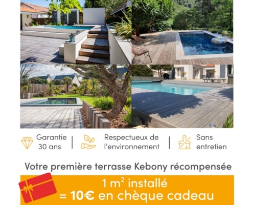 challenge 2026 pour toute première terrasse Kebony installée