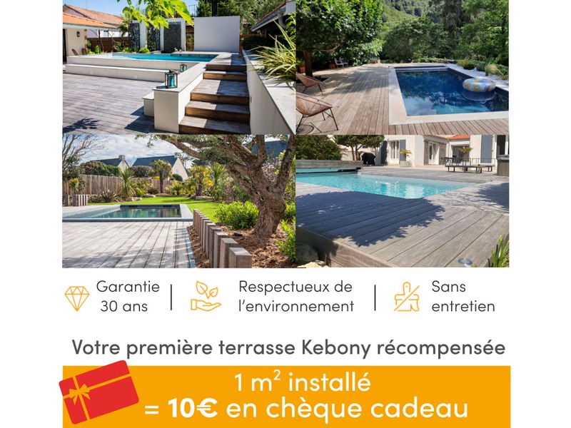 challenge 2026 pour toute première terrasse Kebony installée