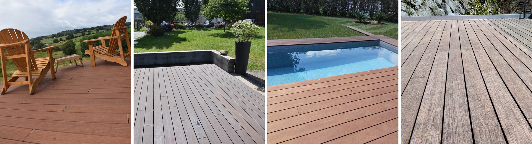 lame de terrasse en bois exotique bambou